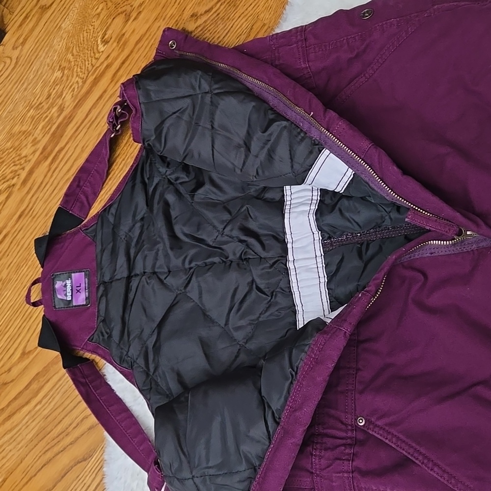 Berne Purple Insulated Snow Bibs, Youth Size Extra Large - Picture 9 of 13